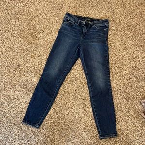 LUCKY BRAND - darkwash skinny jeans “ava legging”